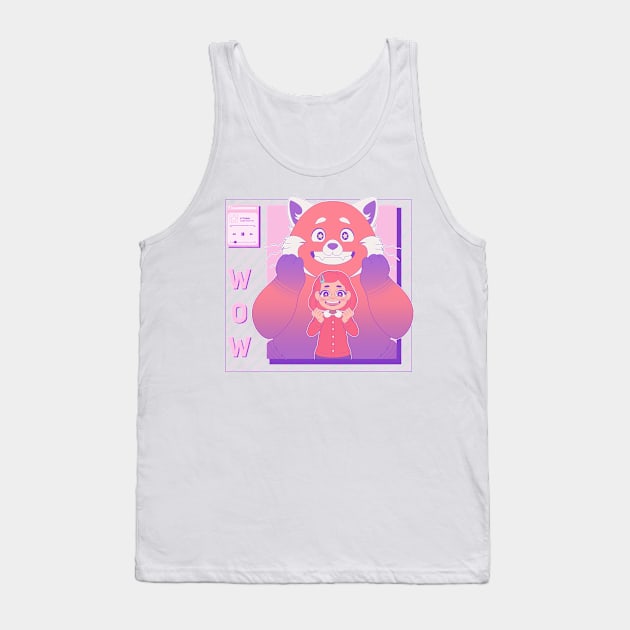 Turning Red- Nobody Like You WOW Tank Top by Skyellux